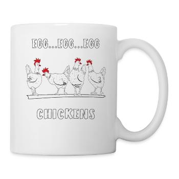 CHICKEN EGG CHICKENS - Mug - white - Right