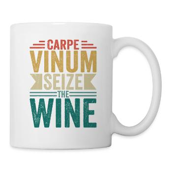 Carpe Vinum Seize The Wine Vintner Winery - Mug - white - Right
