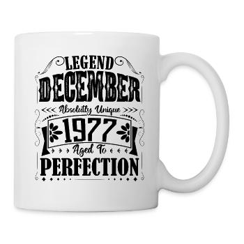 December 1977. December 1977 Birthday Gift - Mug - white - Right