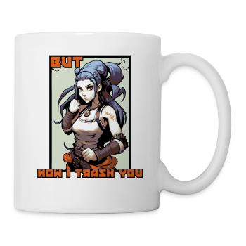 Tu le voulais, maintenant je te jette - Mug blanc - blanc - Droite
