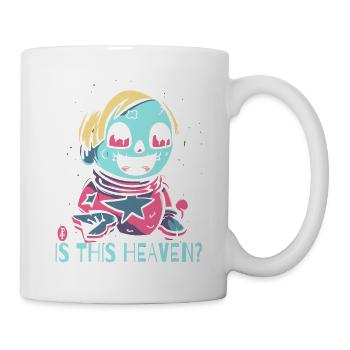 Est-ce que c’est le paradis, une poupée d’anime folle - Mug blanc - blanc - Droite