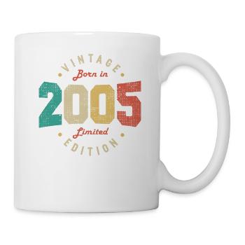 Vintage 2005 Original 2005 Anniversaire Rétro 2005 - Mug blanc - blanc - Droite