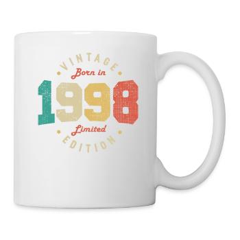 Vintage 1998 Original 1998 Retro Birthday 1998 - Mug - white - Right