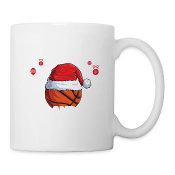 Joueur de basket-ball Équipe Club Noël Amour - Mug blanc - blanc - Droite