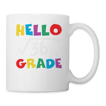 Hello 36th grade - Tasse - Weiß - Rechts