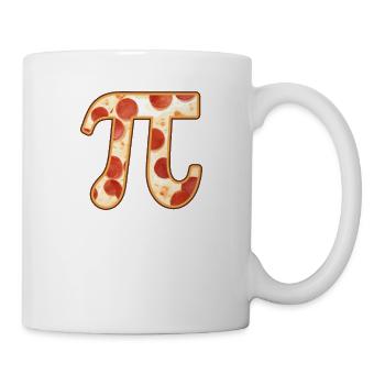 Pizza Pi Day Nerd Geek Italien Math Récolte - Mug blanc - blanc - Droite