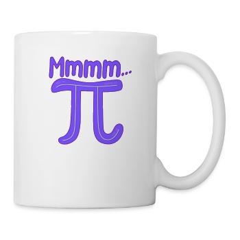 Mmm Pi Day Funny Cake Math Lover Algebra - Mug - white - Right