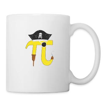 Pi Day Pirate Math Geek Math Numéro Nerd - Mug blanc - blanc - Droite