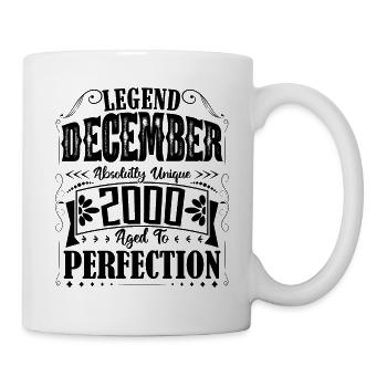 December 2000. Birthday gift December 2000 - Mug - white - Right