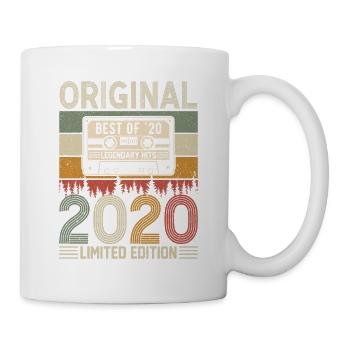 Vintage Geburtstag 2020: Zeitlose Geschenkidee - Tasse - Weiß - Rechts