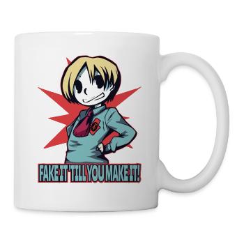 Anime Girls: Pretend Until You Make It - Mug - white - Right