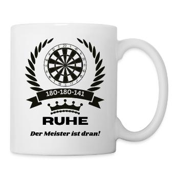 RUHE Der Meister ist dran! - Tasse - Weiß - Rechts