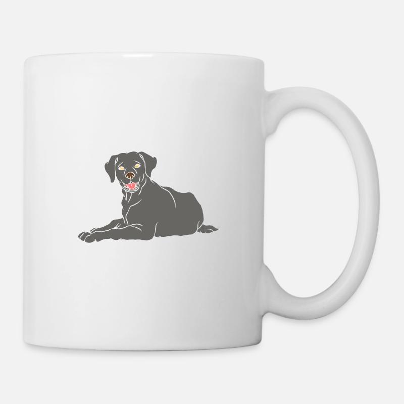 Labrador Chien Labrador Retriever - Mug blanc - blanc