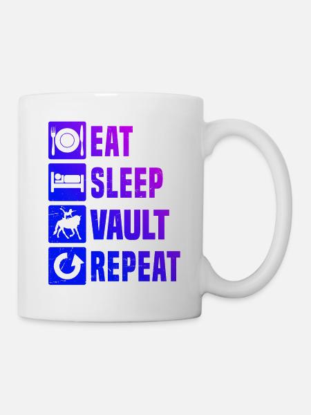 Körperbeherrschung Sportliche Disziplin - Tasse - Weiß