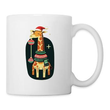 Giraffe, Giraffe, Christmas, Africa, Animals - Mug - white - Right