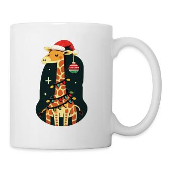 Giraffe, Giraffe, Christmas, Africa, Animals - Mug - white - Right