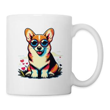 Corgi Corgi Dog Corgi Corgi Welsh Corgi - Mug - white - Right