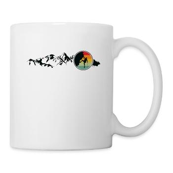 Bergsteigen Felsklettern Bergsteigen - Tasse - Weiß - Rechts