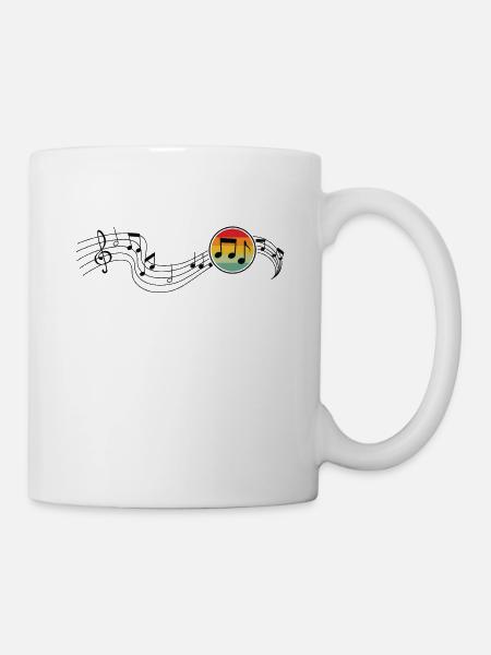 Musik machen Musik singen Musik spielen DJ - Tasse - Weiß