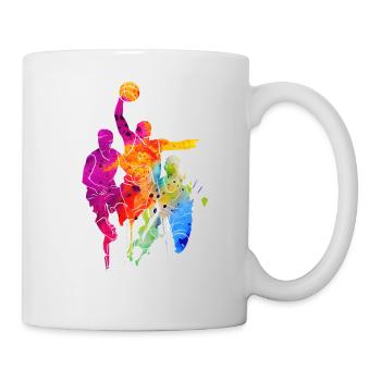 BASKET-BALL - Mug blanc - blanc - Droite