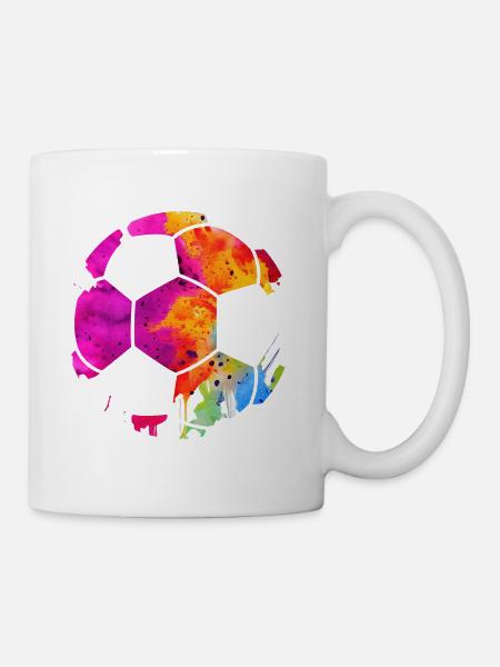 FUßBALLER FUßBALLSPIELER FUßBALL - Tasse - Weiß