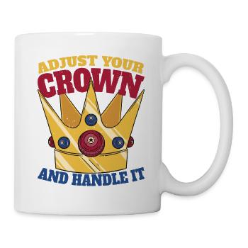 Ajustez votre couronne et manipulez-la 12 - Mug blanc - blanc - Droite