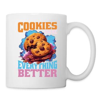Les cookies rendent tout meilleur 9 - Mug blanc - blanc - Droite
