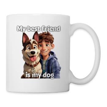 My best friend is my dog - Boy 2 - Mug - white - Right
