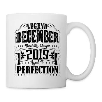 December 2019. Birthday gift December 2019 - Mug - white - Right