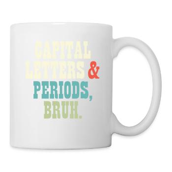 ELA Professeur Lettres et Périodes Bruh Grammaire - Mug blanc - blanc - Droite