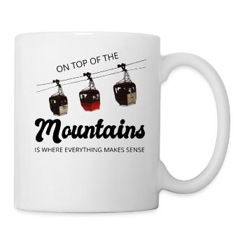 Montagnes - Alpinisme Alpes Ski Montagne - Mug blanc - blanc - Droite