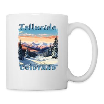 Telluride, Colorado, USA - Ski- und - Tasse - Weiß - Rechts
