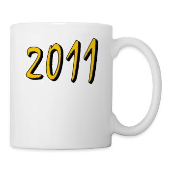 BIRTHDAY YEAR 2011 - Mug - white - Right