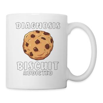 DIAGNOSIS BISCUIT ADDICTED - Tasse - Weiß - Rechts