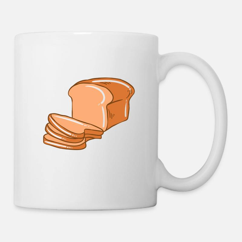 Brot backen Bäcker Bäckerei Brot machen - Tasse - Weiß