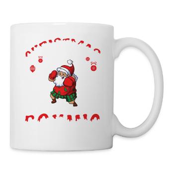 Christmas Love Boxing Boxer Weihnachtsgeschenk - Tasse - Weiß - Rechts