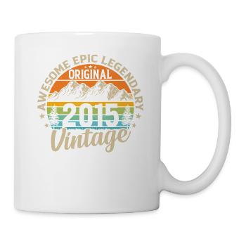 Vintage 2015 - Timeless Birthday Gift - Mug - white - Right