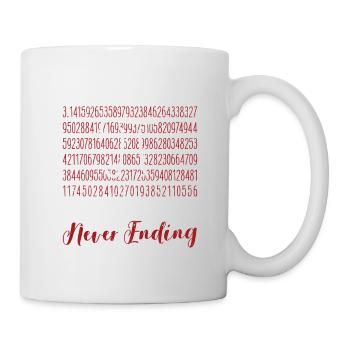 Love Is Like Pi Day Real Irrational Math - Mug - white - Right
