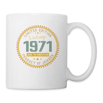 Vintage 1971 Cadeau D’anniversaire 1971 - Mug blanc - blanc - Droite