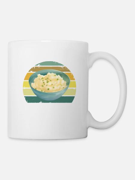 I'm Just Here For The Mashed Potatoes Funny Gag - Mug - white