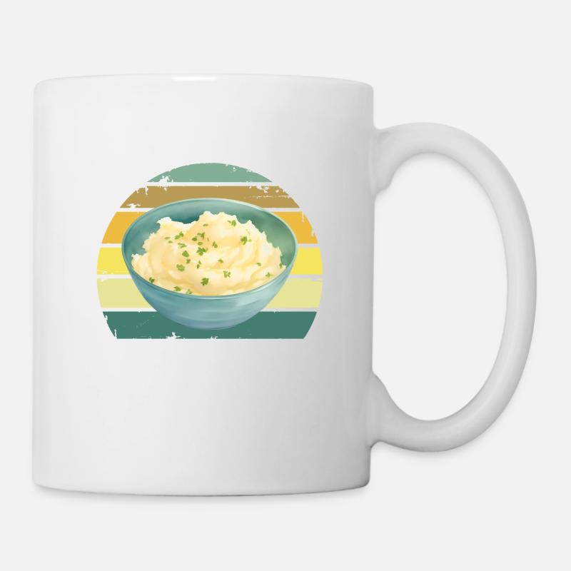 I'm Just Here For The Mashed Potatoes Funny Gag - Mug - white