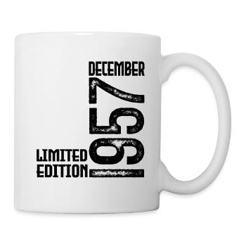 Cadeau Anniversaire Décembre 1957. Decembre 1957. - Mug blanc - blanc - Droite