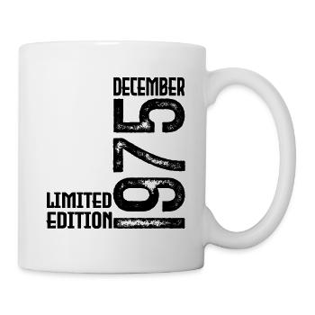 Cadeau Anniversaire Décembre 1975. Decembre 1975. - Mug blanc - blanc - Droite