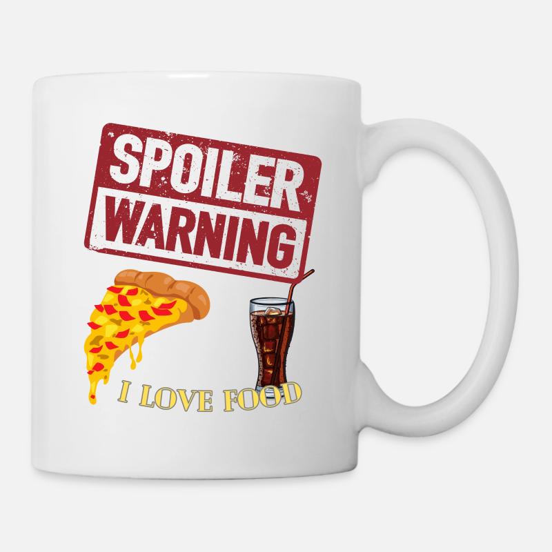 Spoiler Alarm - Tasse - Weiß