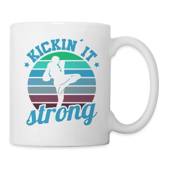 Kickboxer Arts martiaux Kickboxing Kickboxen - Mug blanc - blanc - Droite