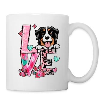 Belgian Malinois Dog I Love My Dog Valentines Day - Mug - white - Right