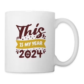 This Is My Year 2024 - Tasse - Weiß - Rechts