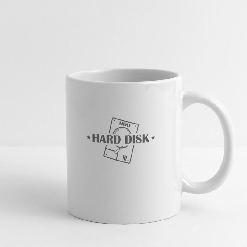 Hard disk HDD retro storage module data carrier Mug