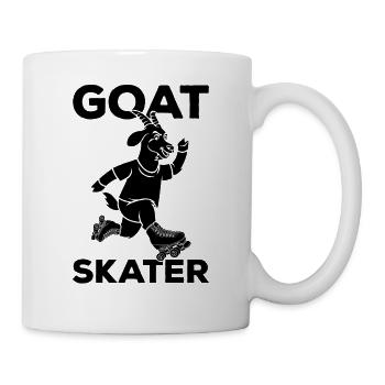 Roller Skating GOAT Skater - Tasse - Weiß - Rechts