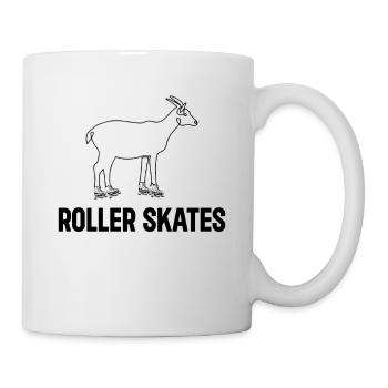 Roller Skating Goat Roller Skates - Mug - white - Right